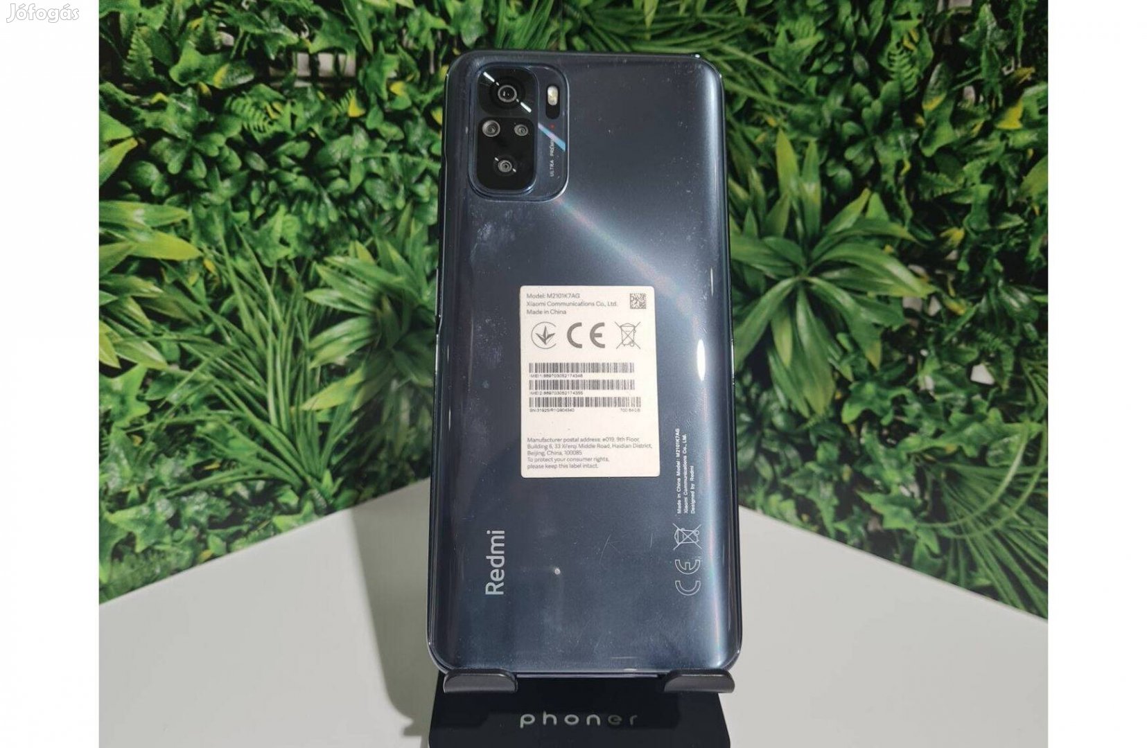 Redmi Note 10 4/64gb, kártyafüggetlen, 6 hónap jótállással