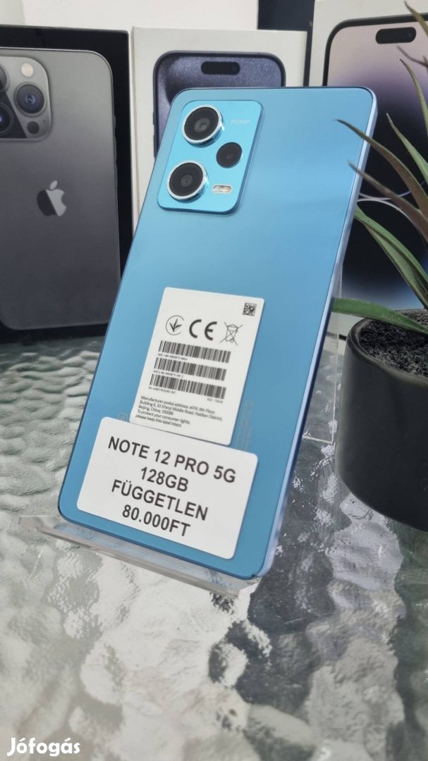 Redmi Note 12 Pro 5G 128GB Fuggetlen Akció 