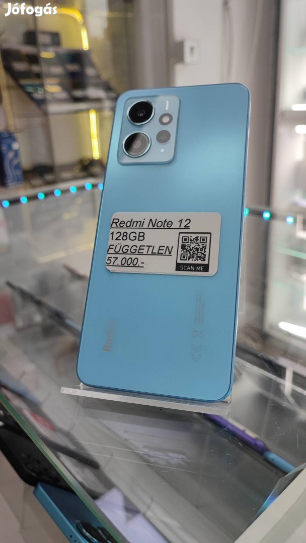 Redmi Note 12 - 128GB Kártyafüggetlen - Üvegfóliás