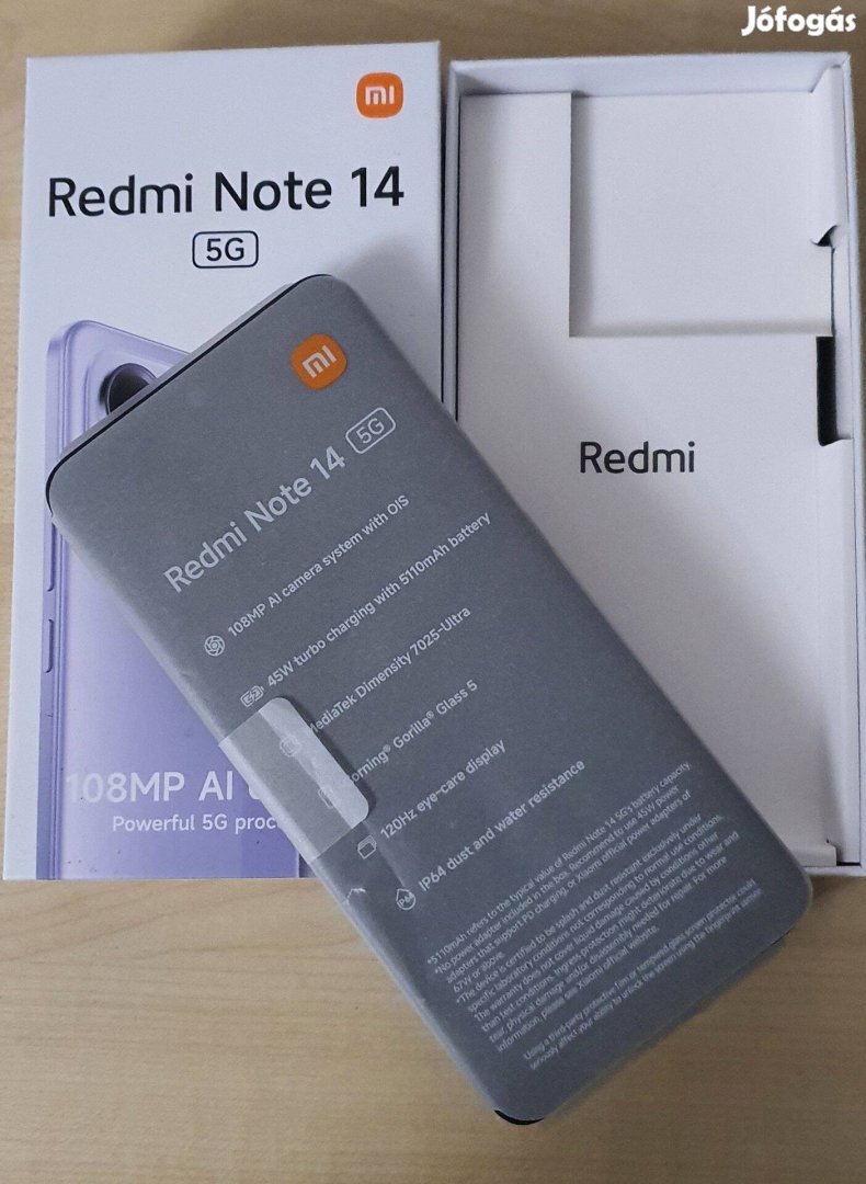 Redmi note 14 5G 258 Gb Vadi új