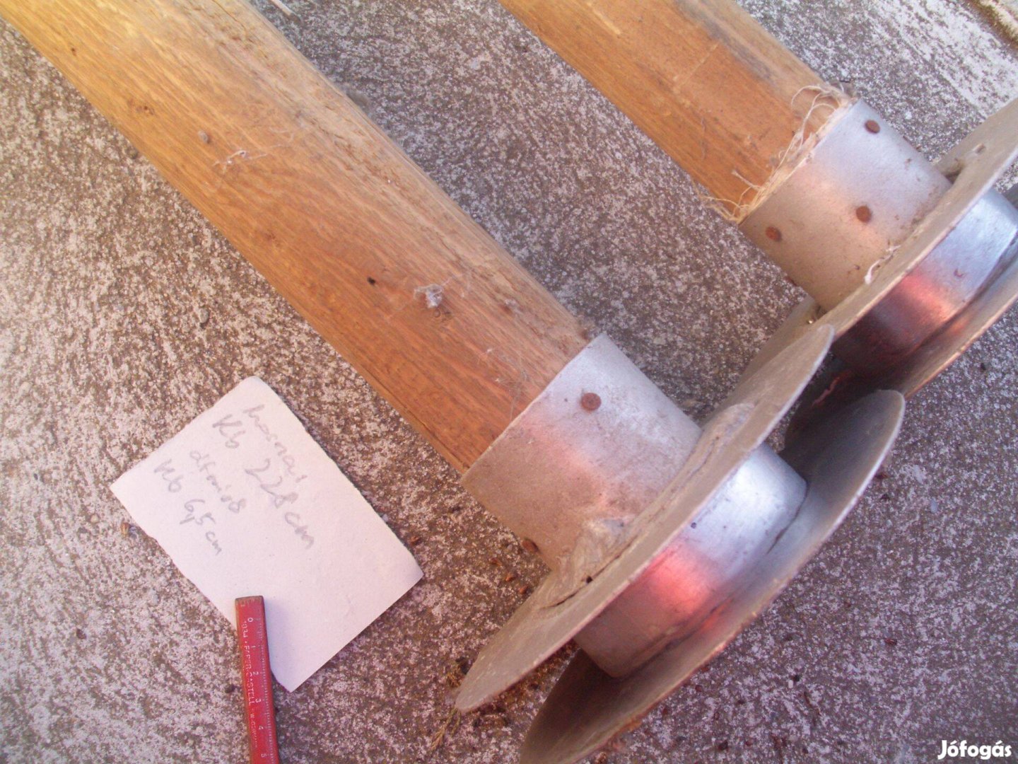 Redőny-rúd aluminium tárcsával (2 db, 228 cm hosszú)