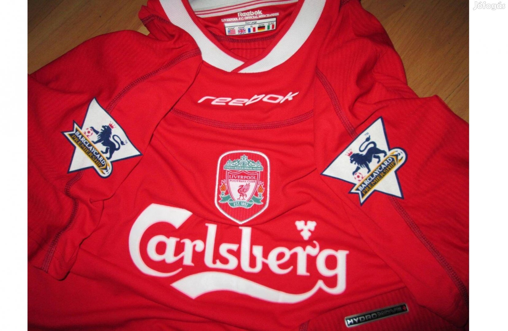 Reebok Liverpool FC #7 Harry Kewell Premier League mez / 2003 /