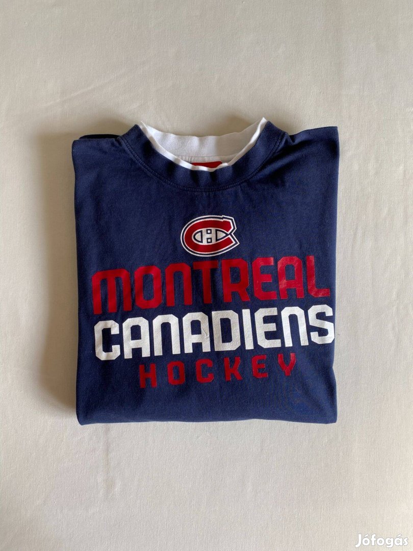 Reebok NHL Montreal Canadiens férfi hosszú ujjú póló, S-es