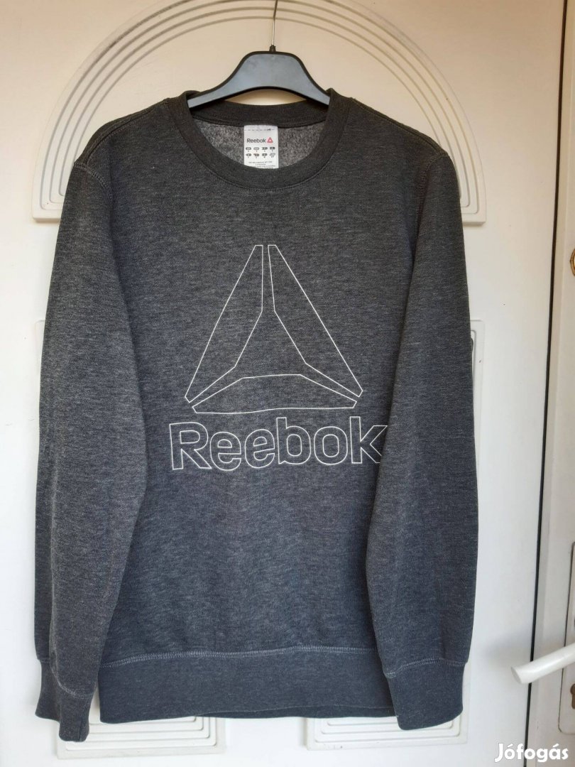 Reebok S-es szürke férfi pulóver