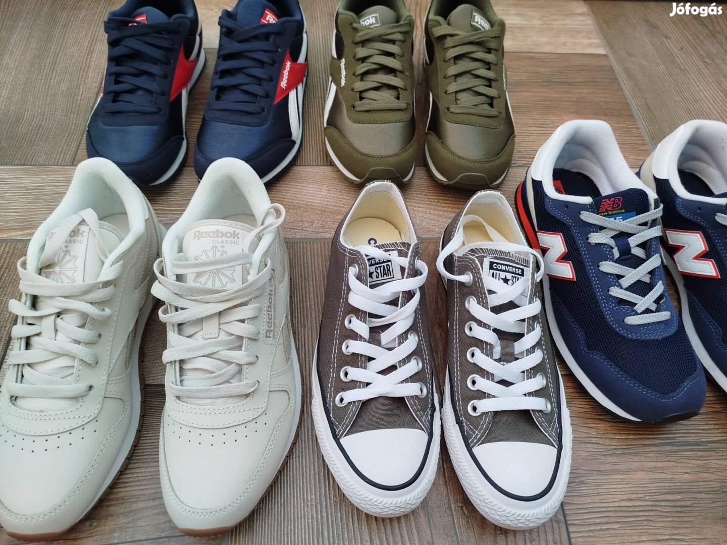 Reebok, New Balance, Converse cipő (37,5-38 méretű)