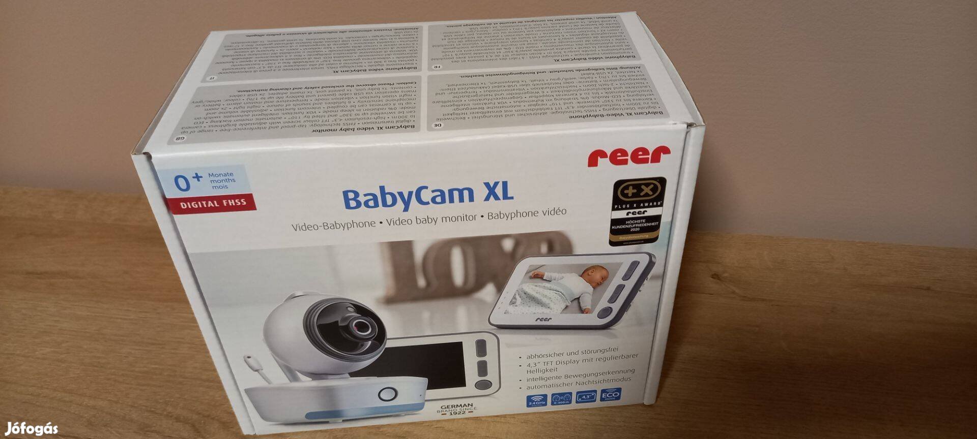 Reer XL Babycam monitoros bébiőr. Újszerű!