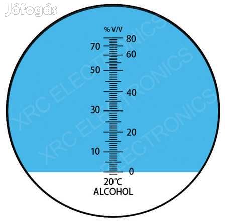 Refractometer 0-80 V/V % alkohol  (200)