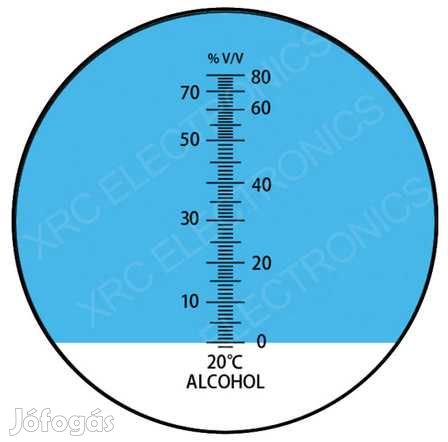 Refractometer 0-80 V/V % alkohol  (200)