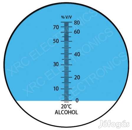 Refractometer 0-80 V/V % alkohol  (200)