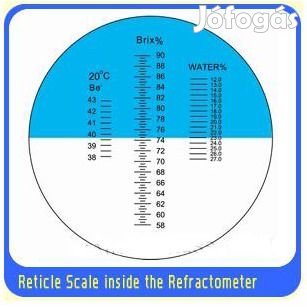 Refractometer Méz és sŰrítmények méréséhez Brix 58-90% (515)