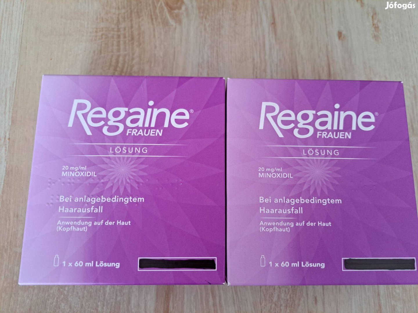 Regaine oldat nőknek, hajhullás ellen, 60ml, 2db