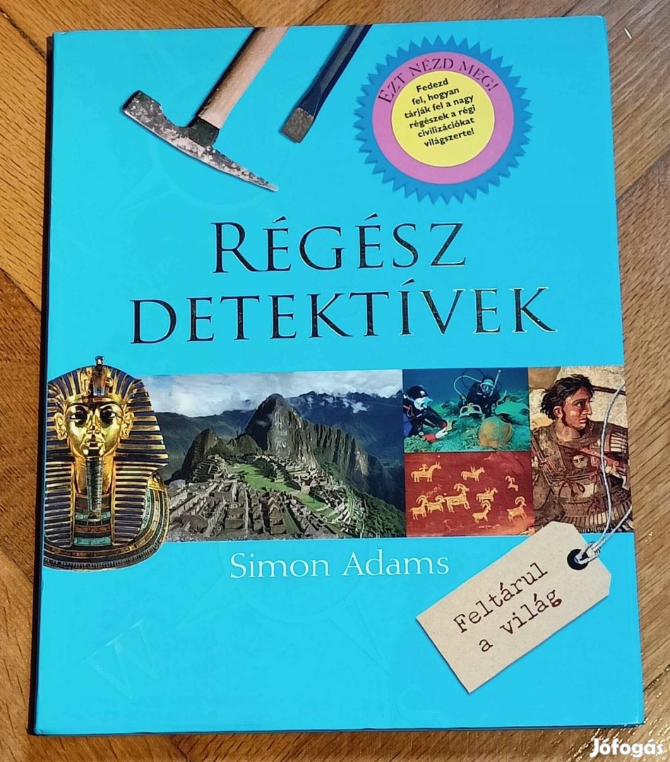 Régész Detektívek Simon Adams könyv 