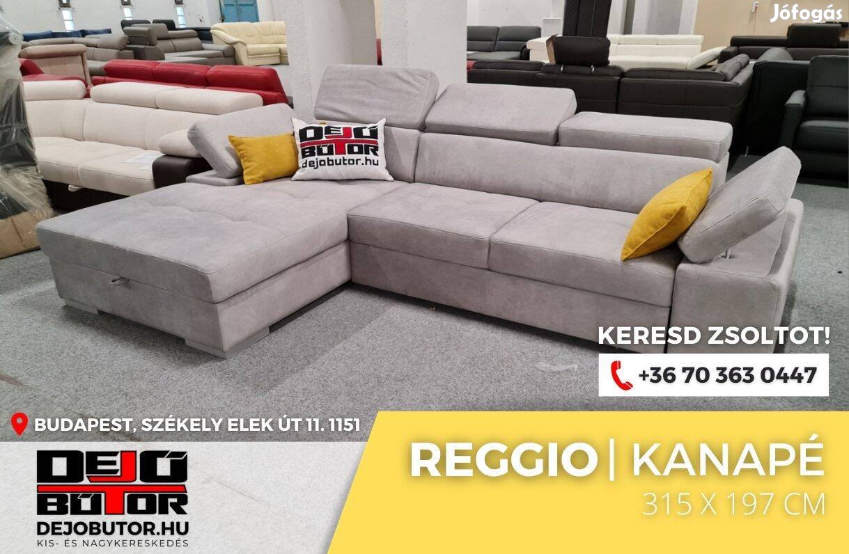 Reggio L sarok kanapé ülőgarnitúra 315x197 cm rugós ágyazható amir 7
