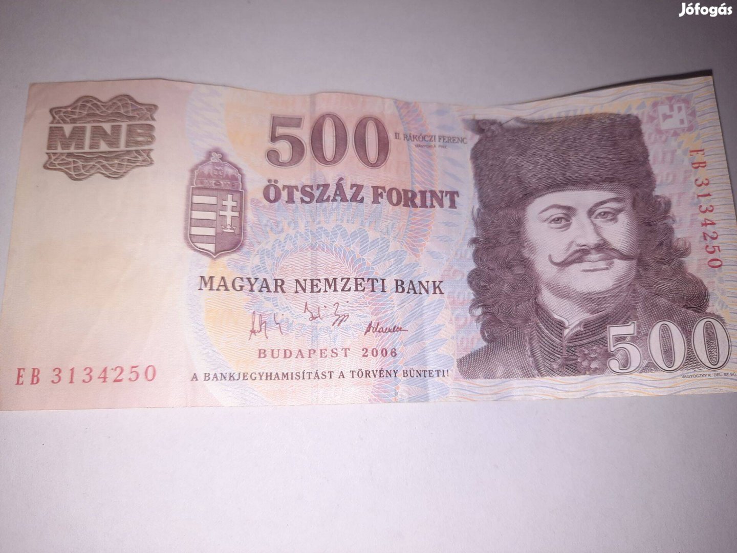 Régi 500 Forintosok 2001, 2006-os 1956-os díszítéssel