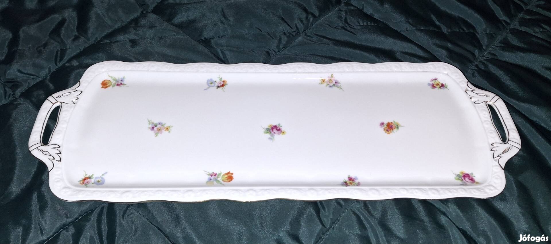 Régi A Múlt Század Elejéről Porcelán Kínálótálca