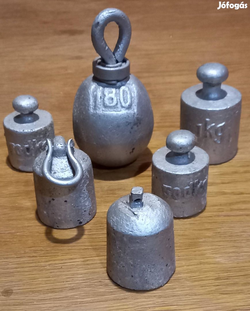 Régi Antik Konyhai Mérleg Súly 1900-as Évek Elejéről