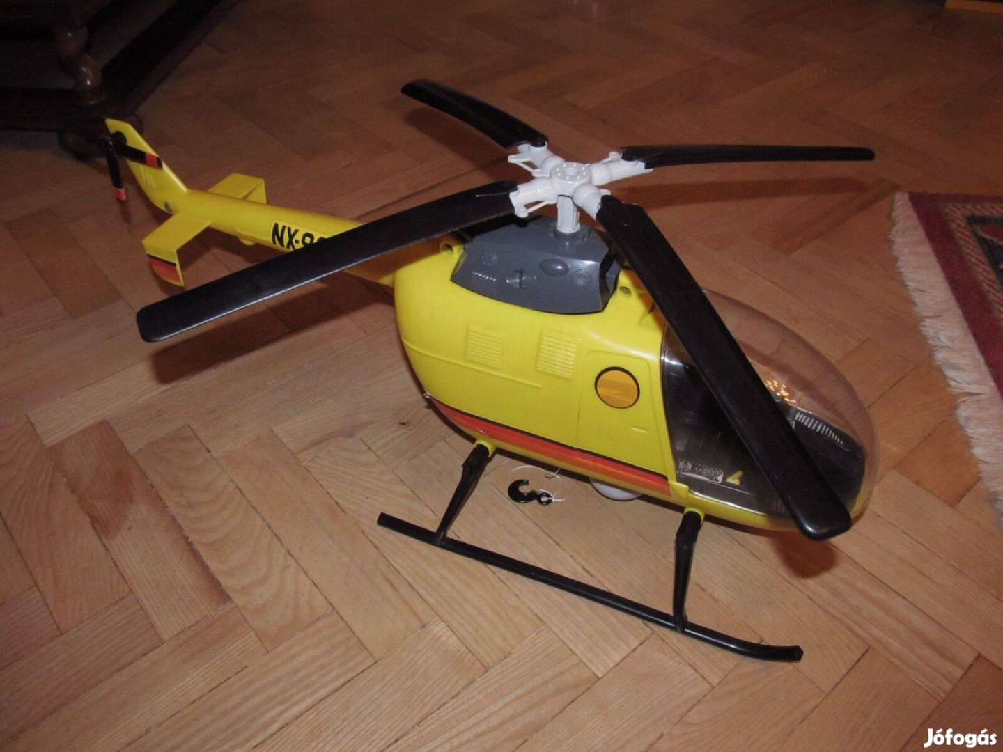 Régi Big Jim helikopter járgány: Rescue Copter (Mattel, 1977) 72 cm
