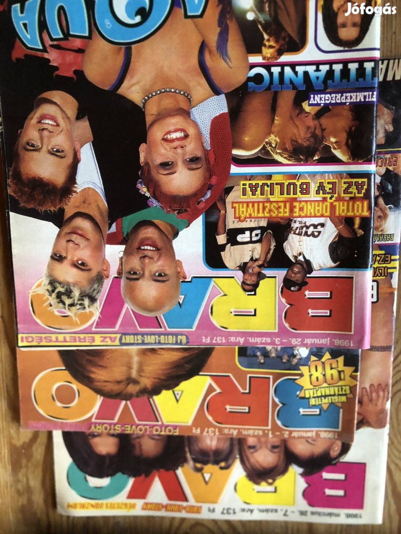 Régi Bravo magazin 3 db egyben 3000 Ft