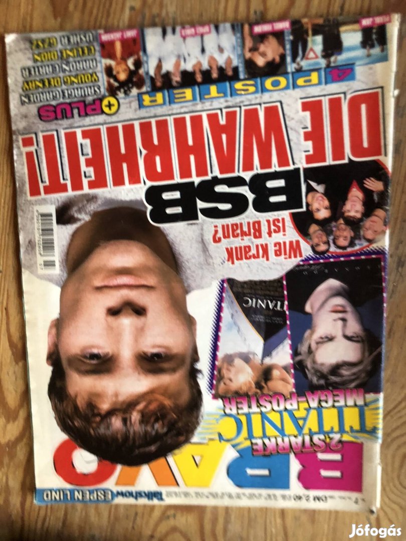 Régi Bravo magazin német nyelvű 1000 ft