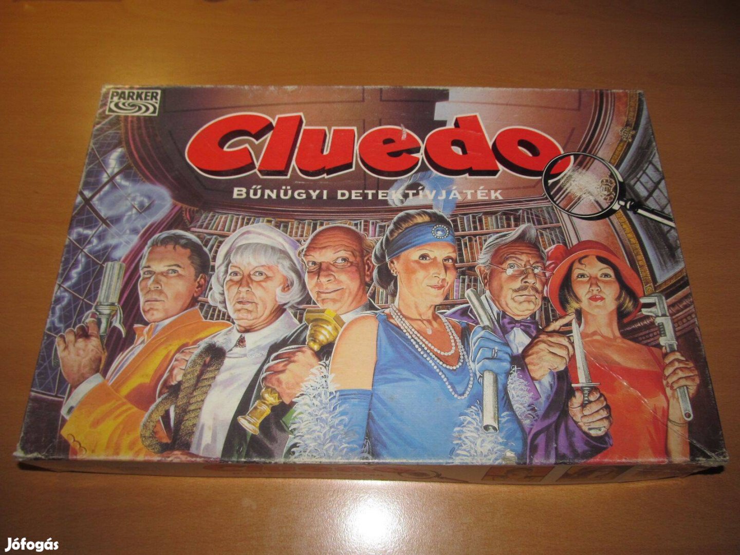 Régi Cluedo bűnügyi társasjáték kiegészítő kupac 1996,