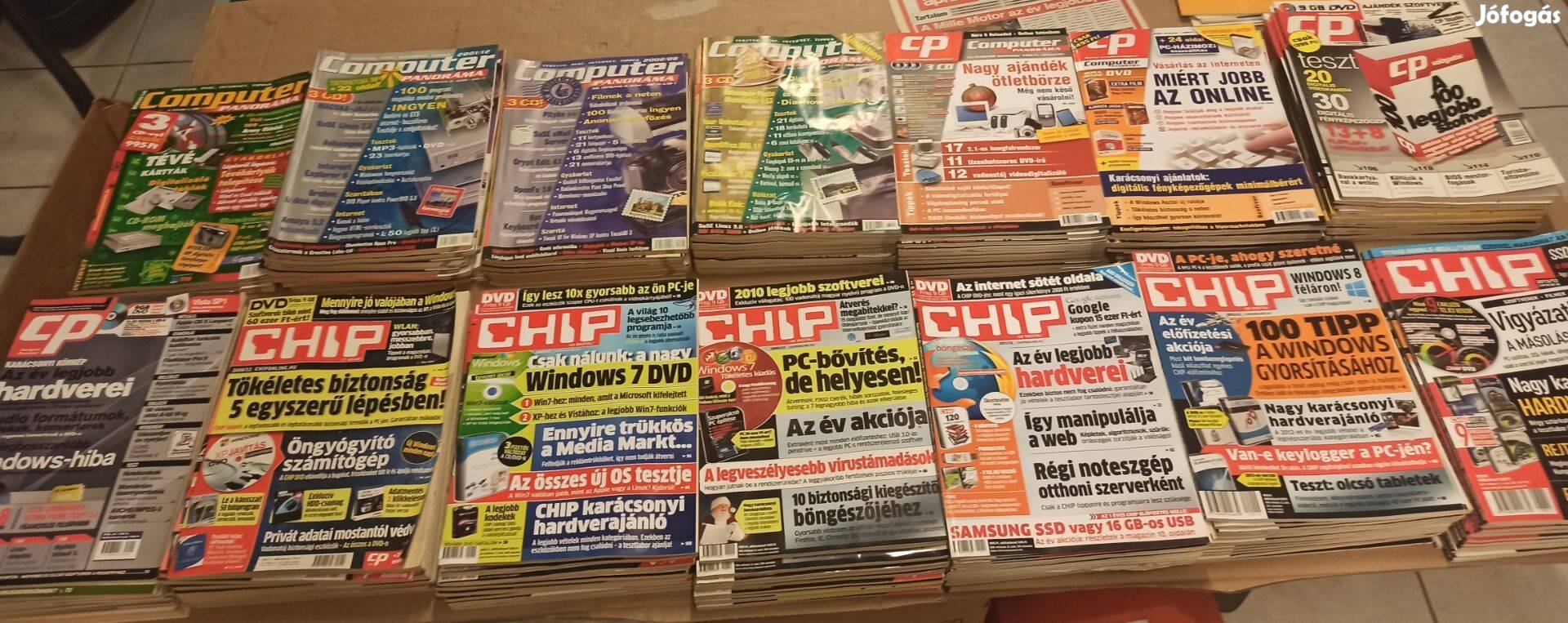 Régi Computer Panorama / Chip magazinok (154 db)