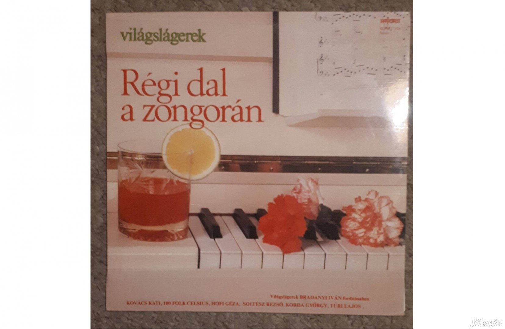 Régi Dal a Zongorán - Világslágerek Bradányi Iván fordításában 1986 LP