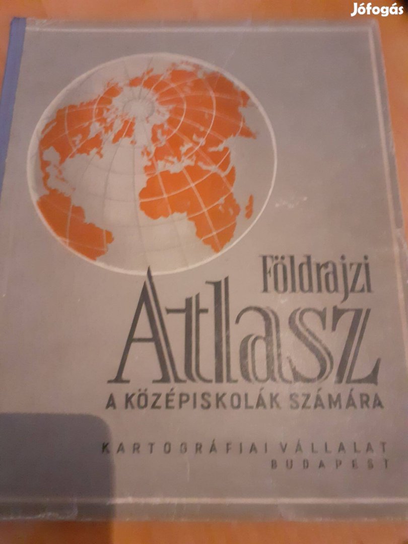 Régi Földrajz Atlasz Középiskolák Számára