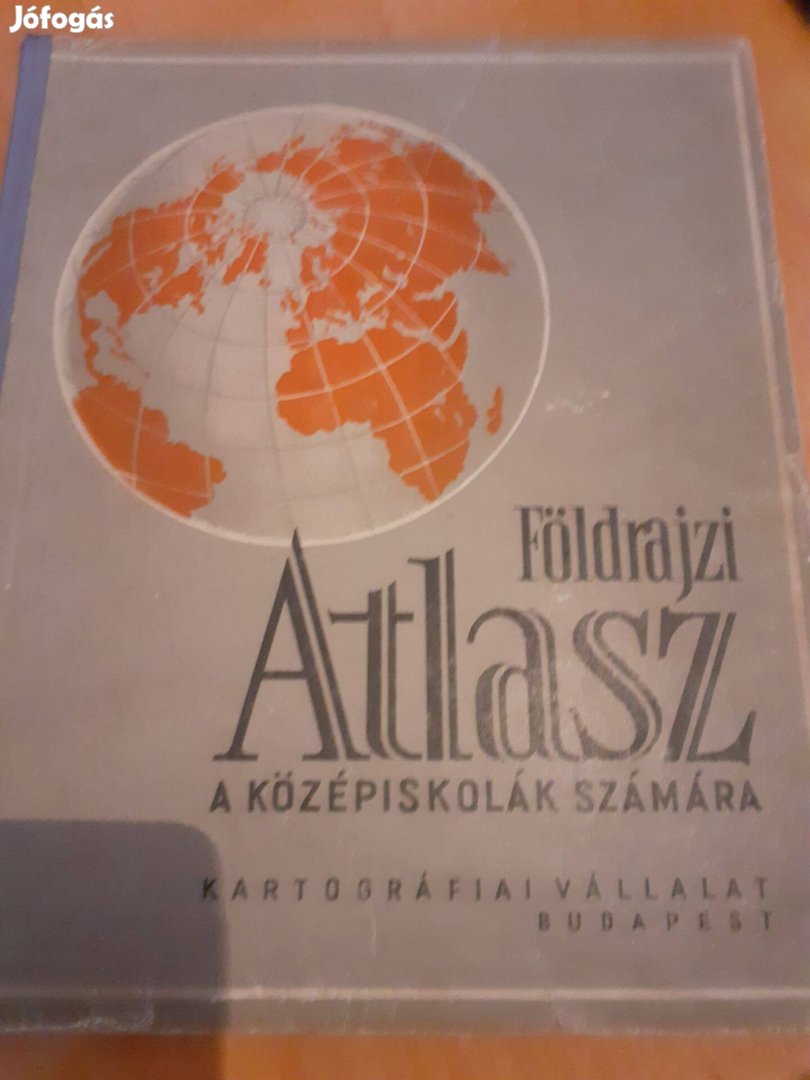 Régi Földrajz Atlasz Középiskolák számára