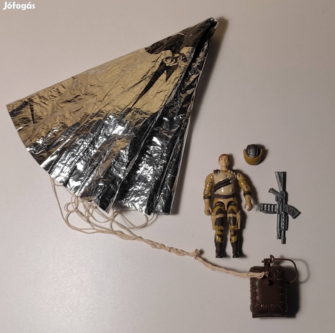 Régi G.I.Joe Sky Patrol Airwave figura teljes kiegészítőkkel