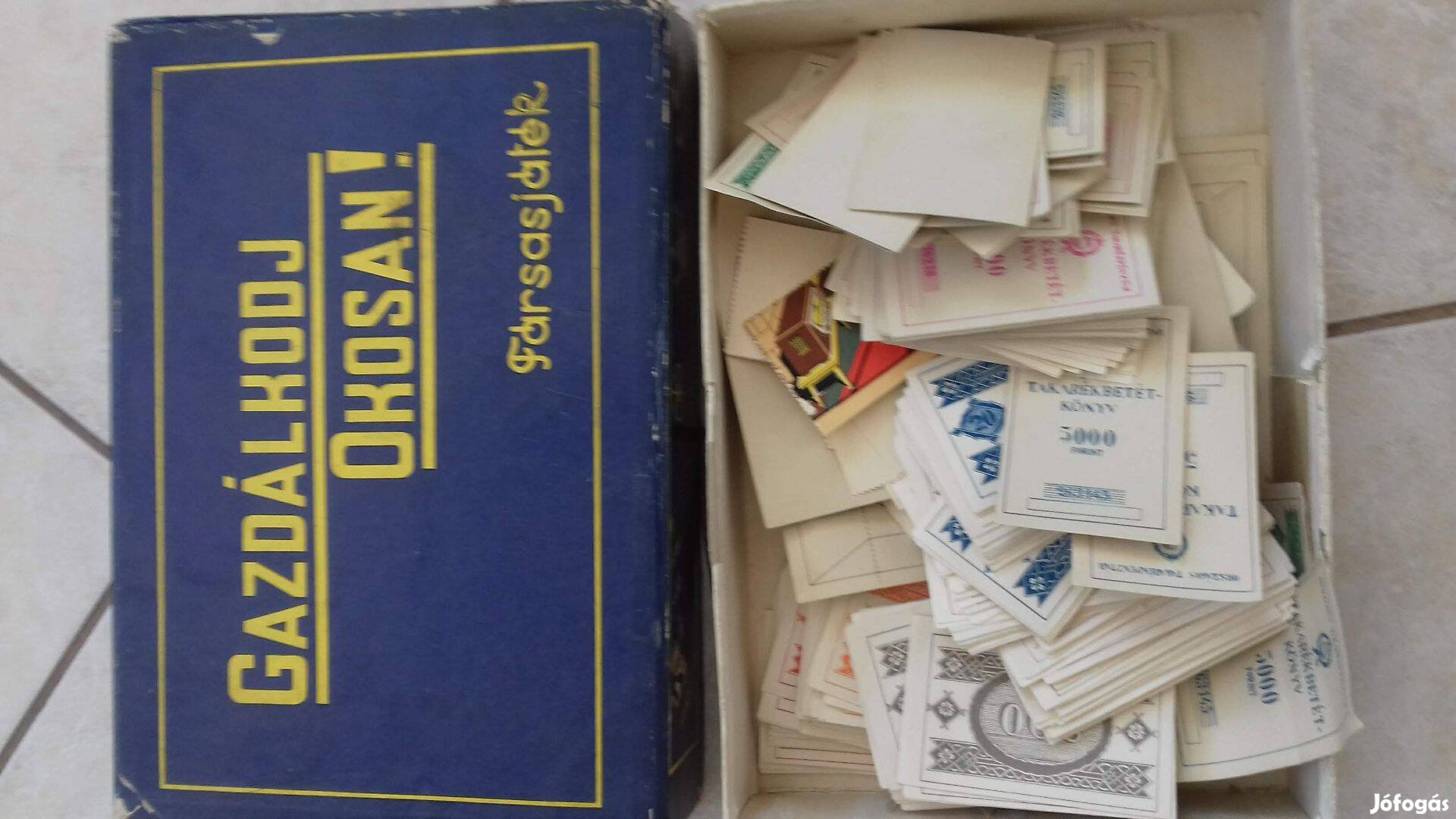 Régi Gazdálkodj Okosan társasjáték 1966