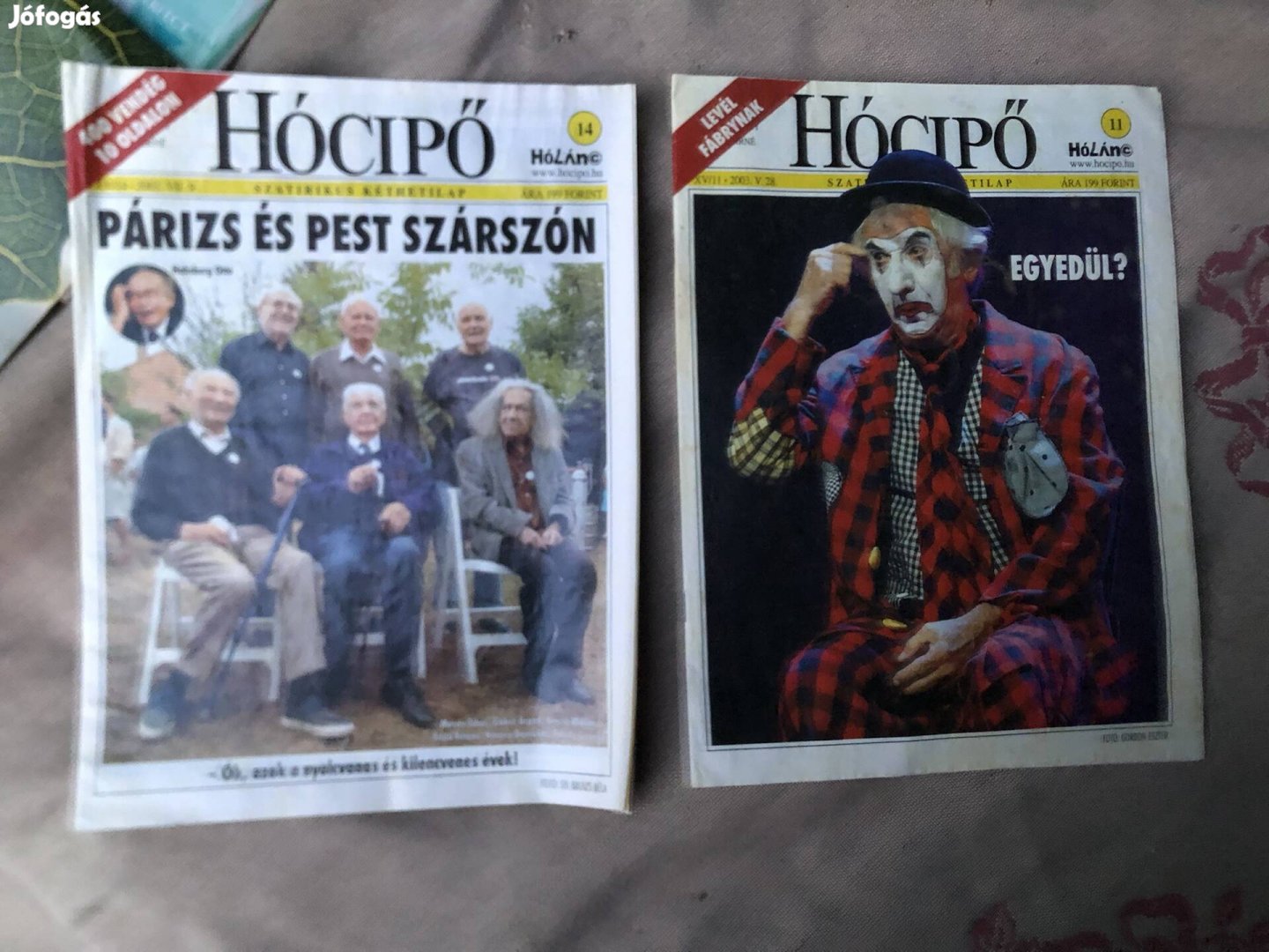 Régi Hócipő magazin 1000 Ft db