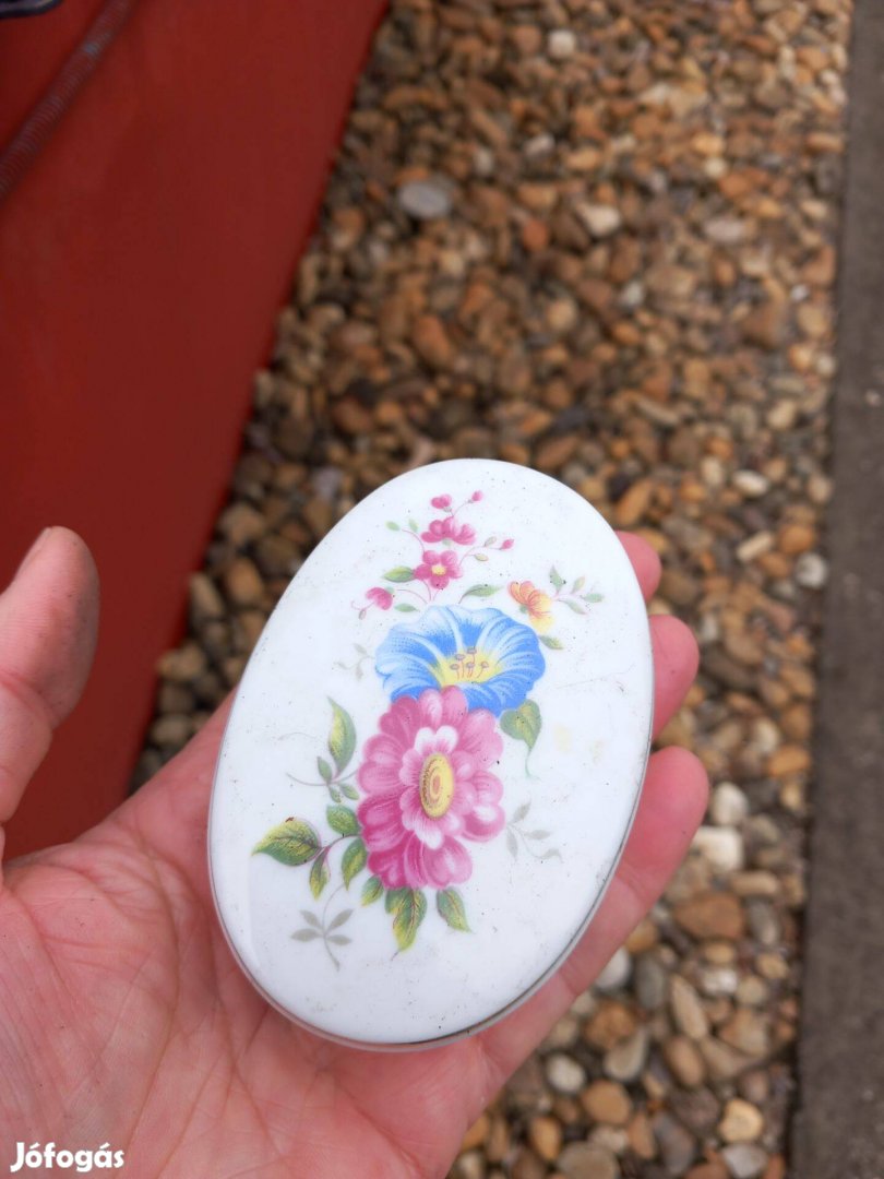 Régi Hollóházi porcelán Hajnalka kis bonbonos