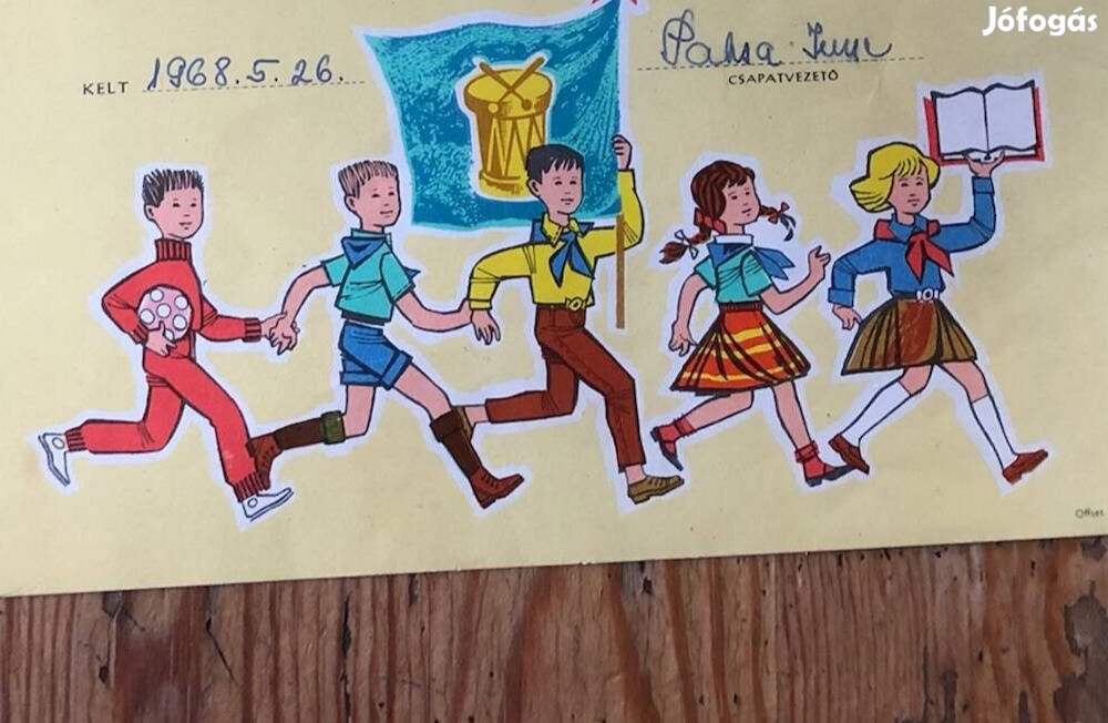 Régi Kisdobos emléklap 1000 Ft db