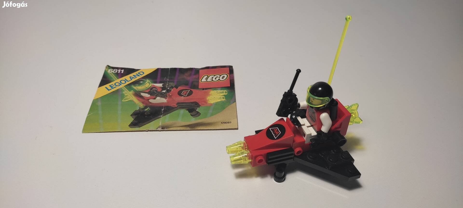 Régi LEGO Space Pulsar Charger 6811 teljes szett+építési útmutató