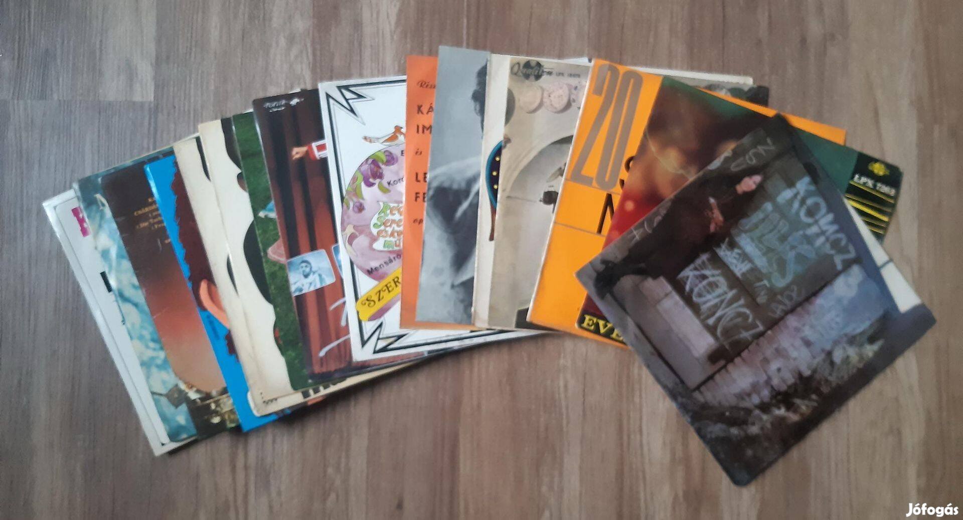 Régi LP, bakelit lemezek