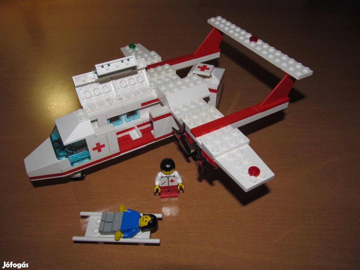 Régi Lego 6356 szett: Med-Star Rescue Plane (1988)