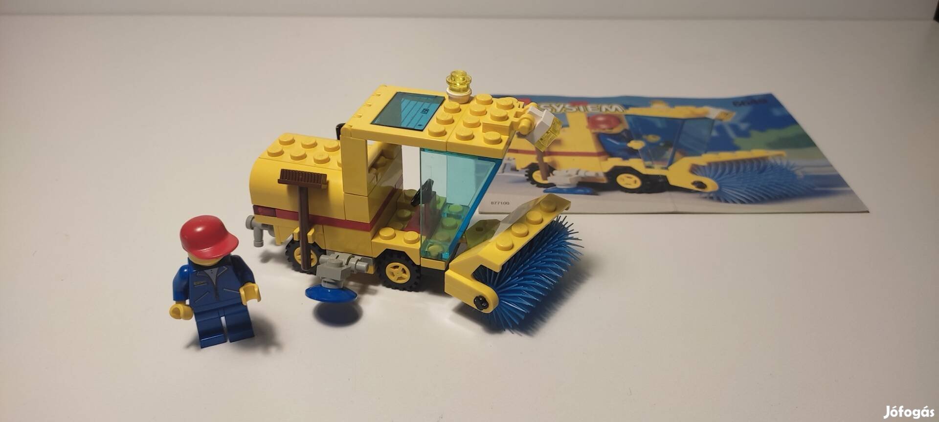 Régi Lego Classic Town 6649 Street Sweeper Cleaner teljes szett