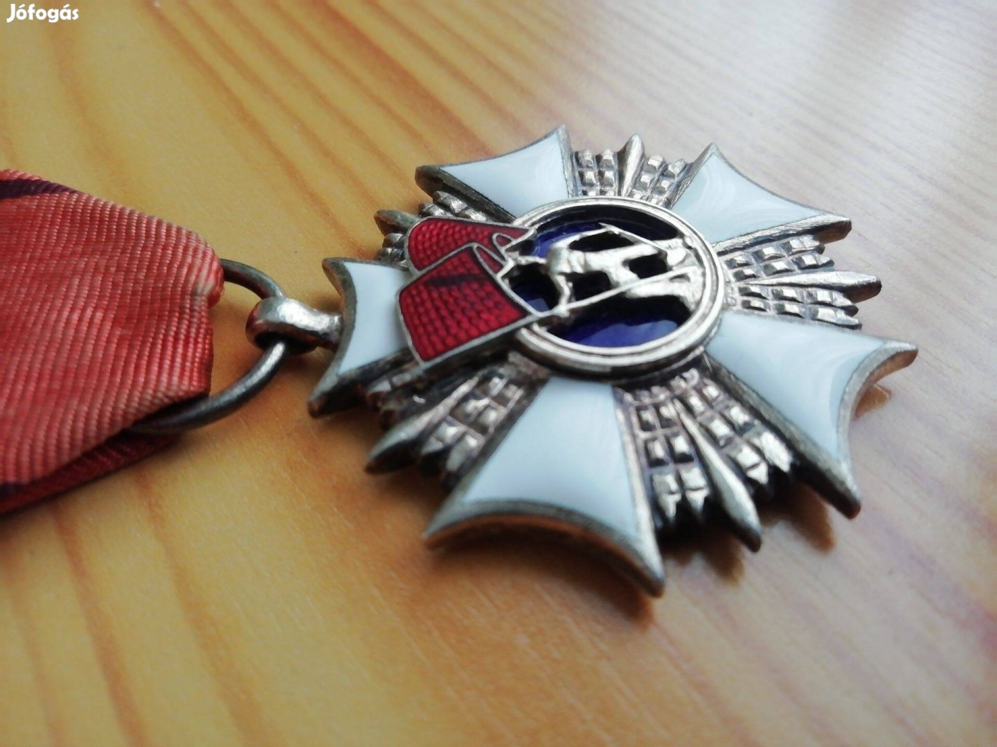 Régi Lengyel Munka Zászló ezüst Érdemrend