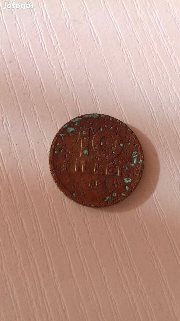 Régi Magyar réz 10 fillér 1946-ból