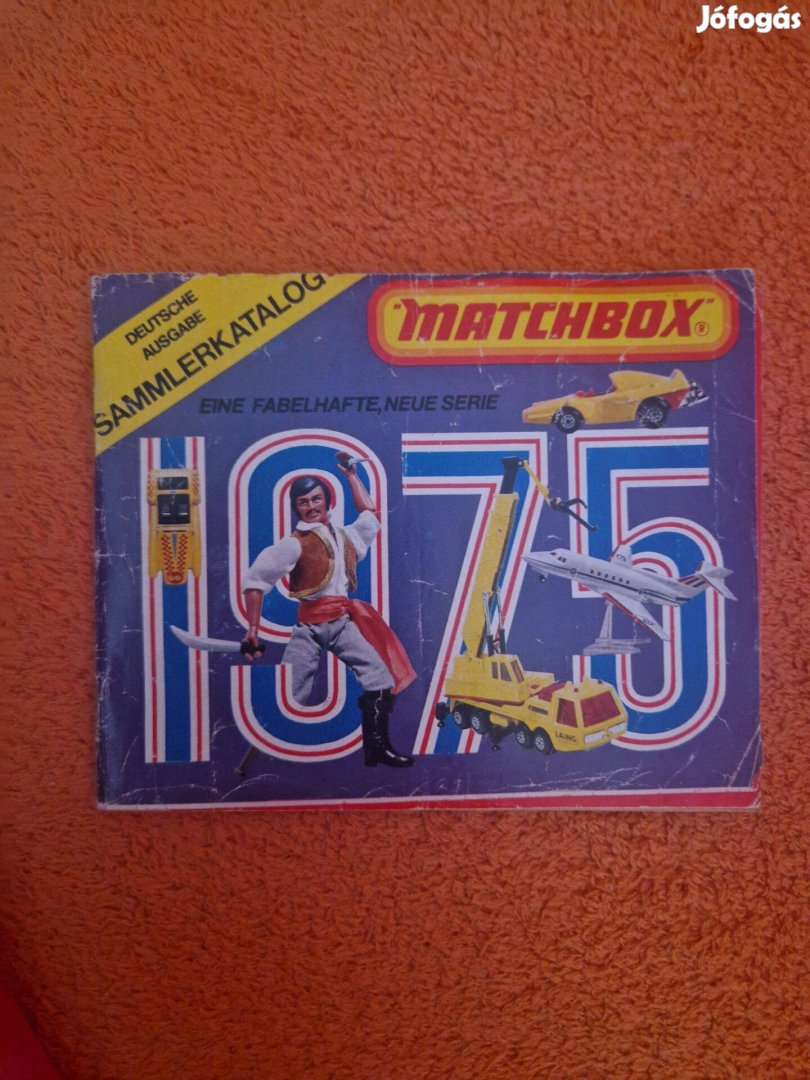 Régi Matchbox katalógus 1975