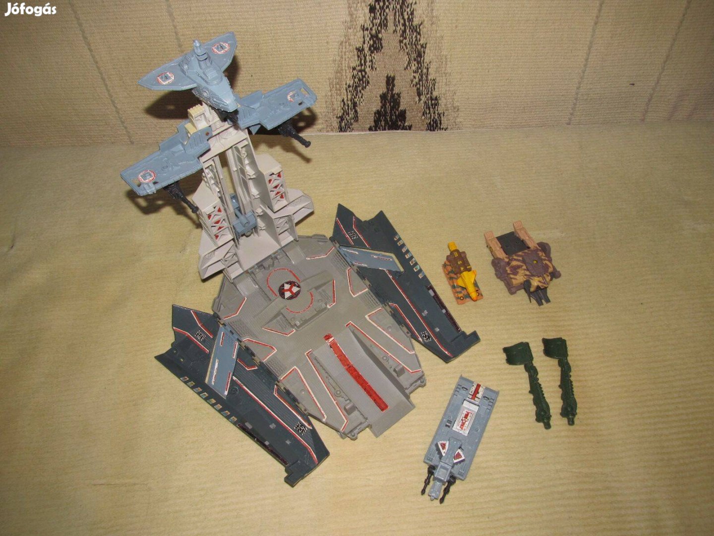 Régi Mega Force főbázis: Triax Goliath és egyebek (1989, Kenner)