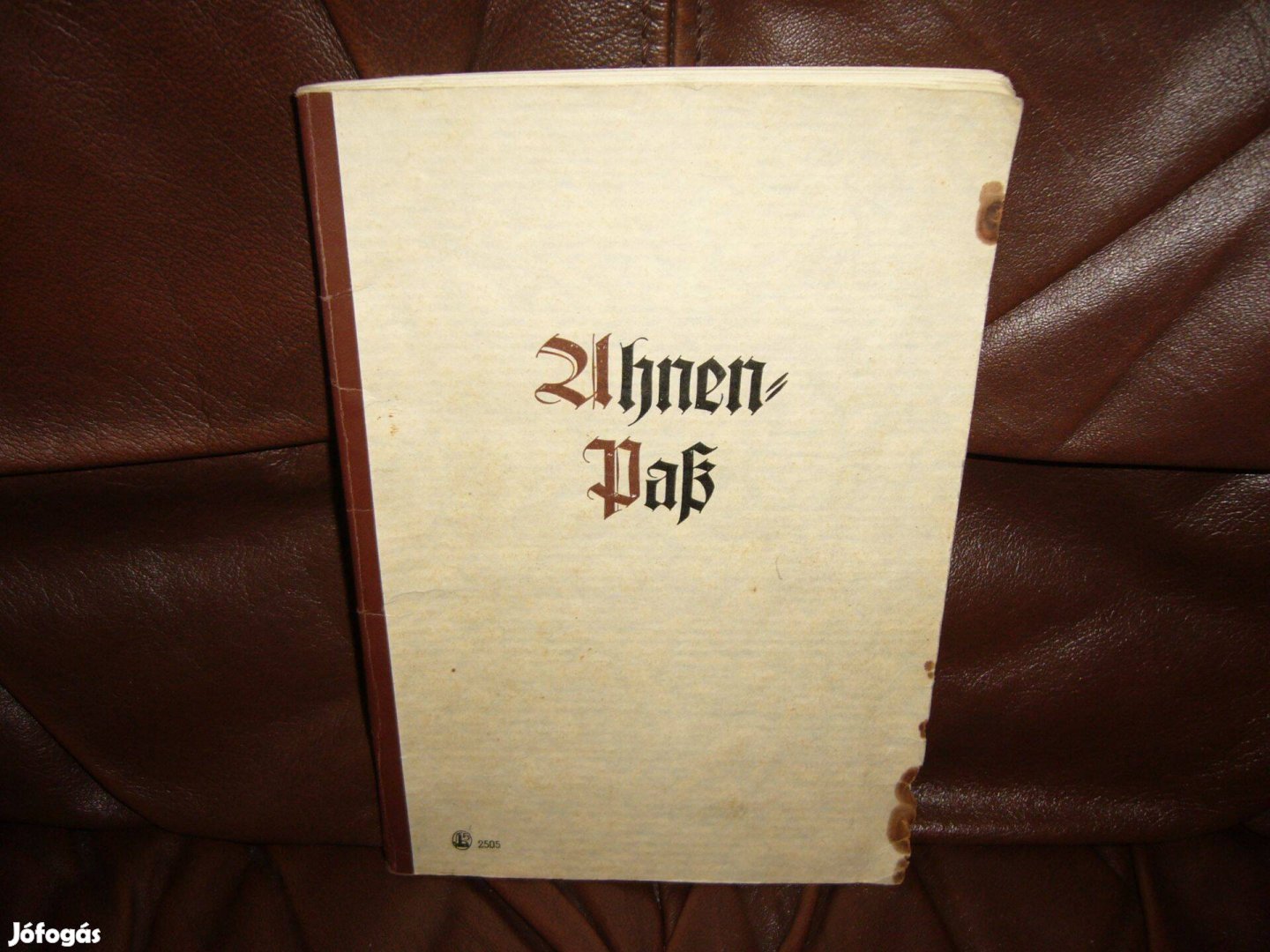 Régi Német birodalmi családfa okirat . Gyűjtőknek !