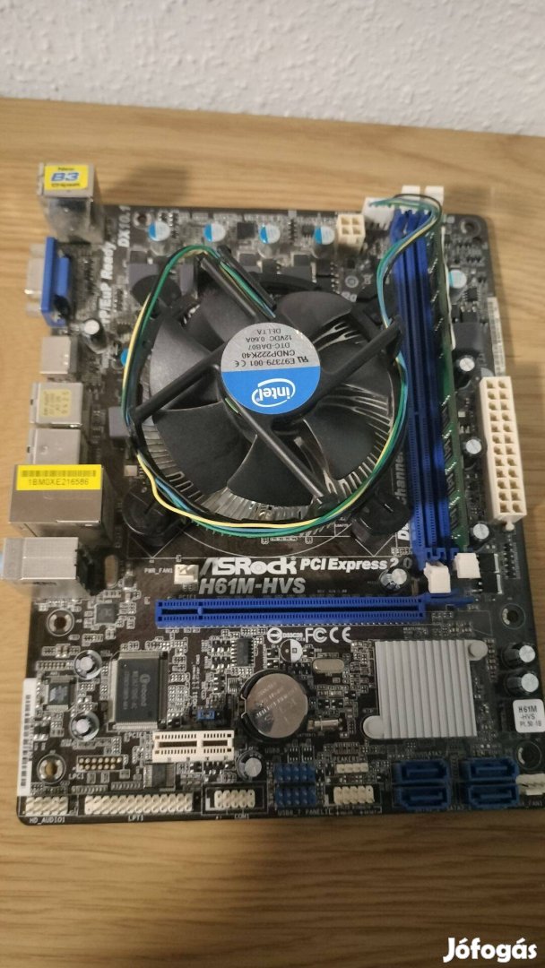 Régi PC bontott alkatrészek Asrock H61M-HVS, Sapphire Radeon HD7750