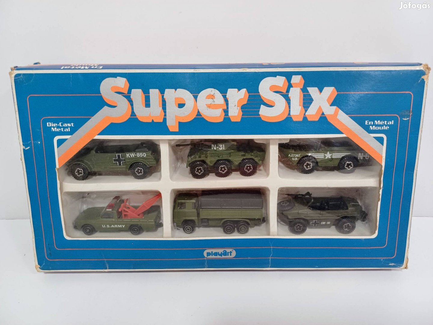 Régi Playart "Super Six" military szett gyűjteményből eladó