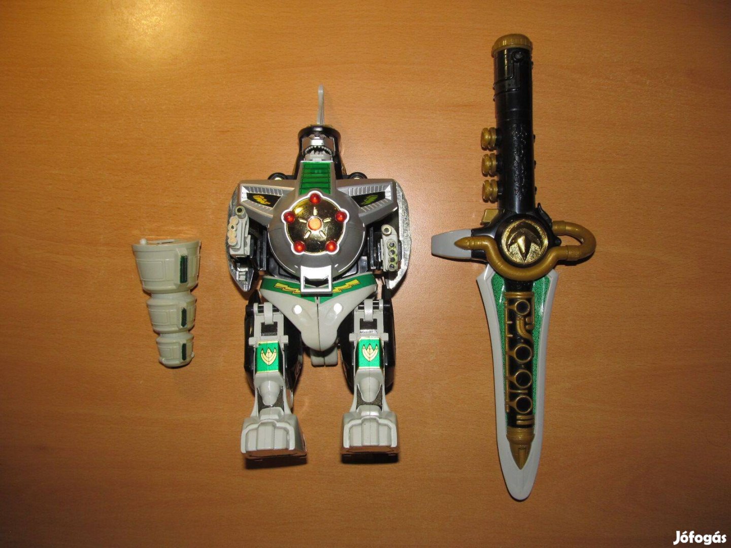 Régi Power Rangers figura: Dragonzord és Dragon tőr (Bandai, 1994)