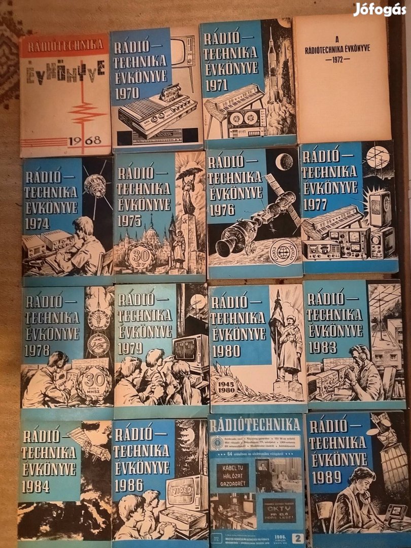 Régi Rádiótechnika évkönyvek eladók
