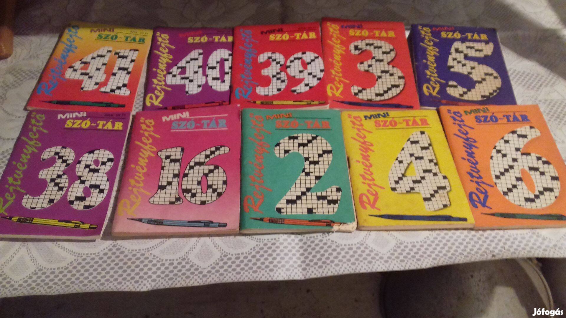 Régi Rejtvényfejtő szótár össz 5db