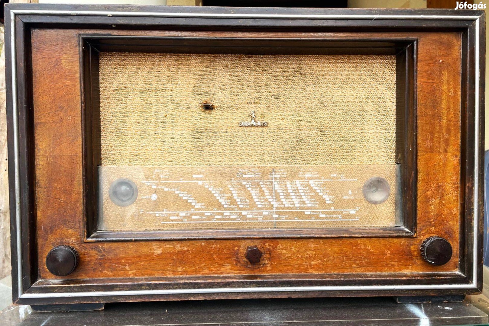 Régi Siemens 442V rádió, retro műszaki régiség