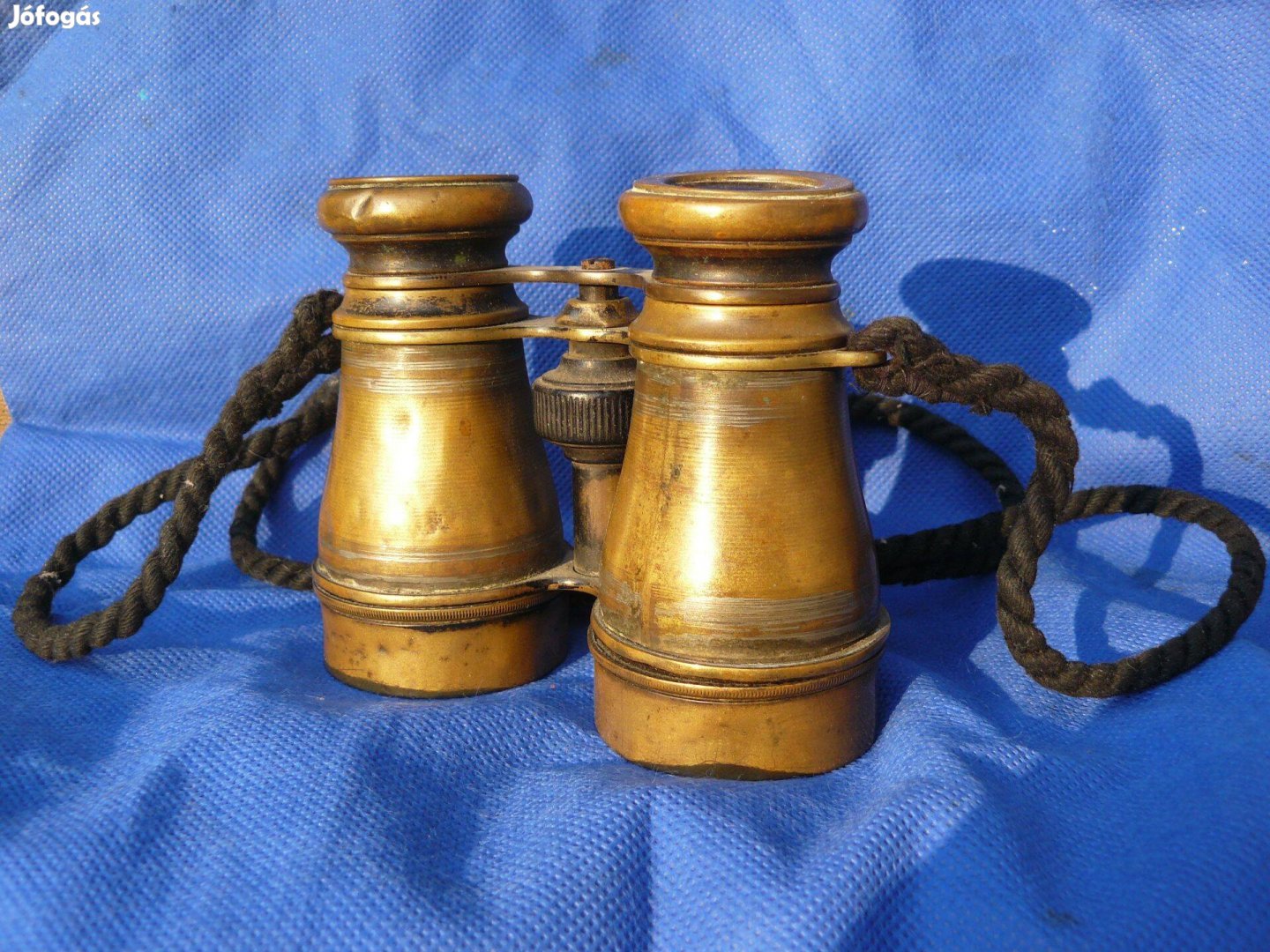 Régi , antik réz távcső , látcső , Calderoni és Társa ,