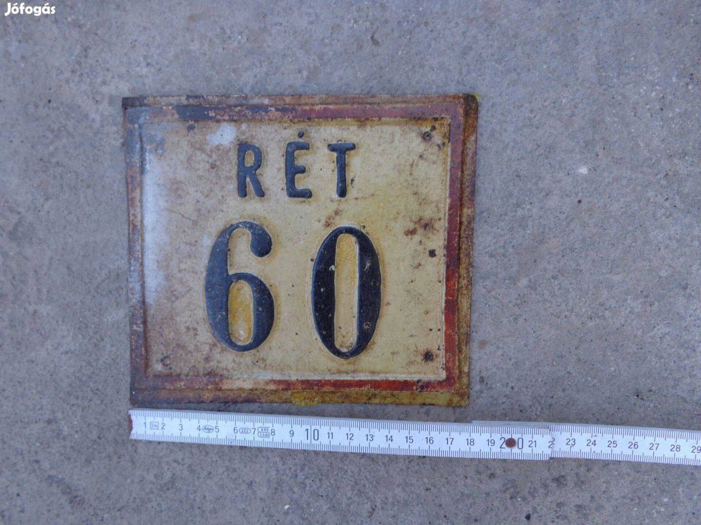 Régi retro házszámtáblák